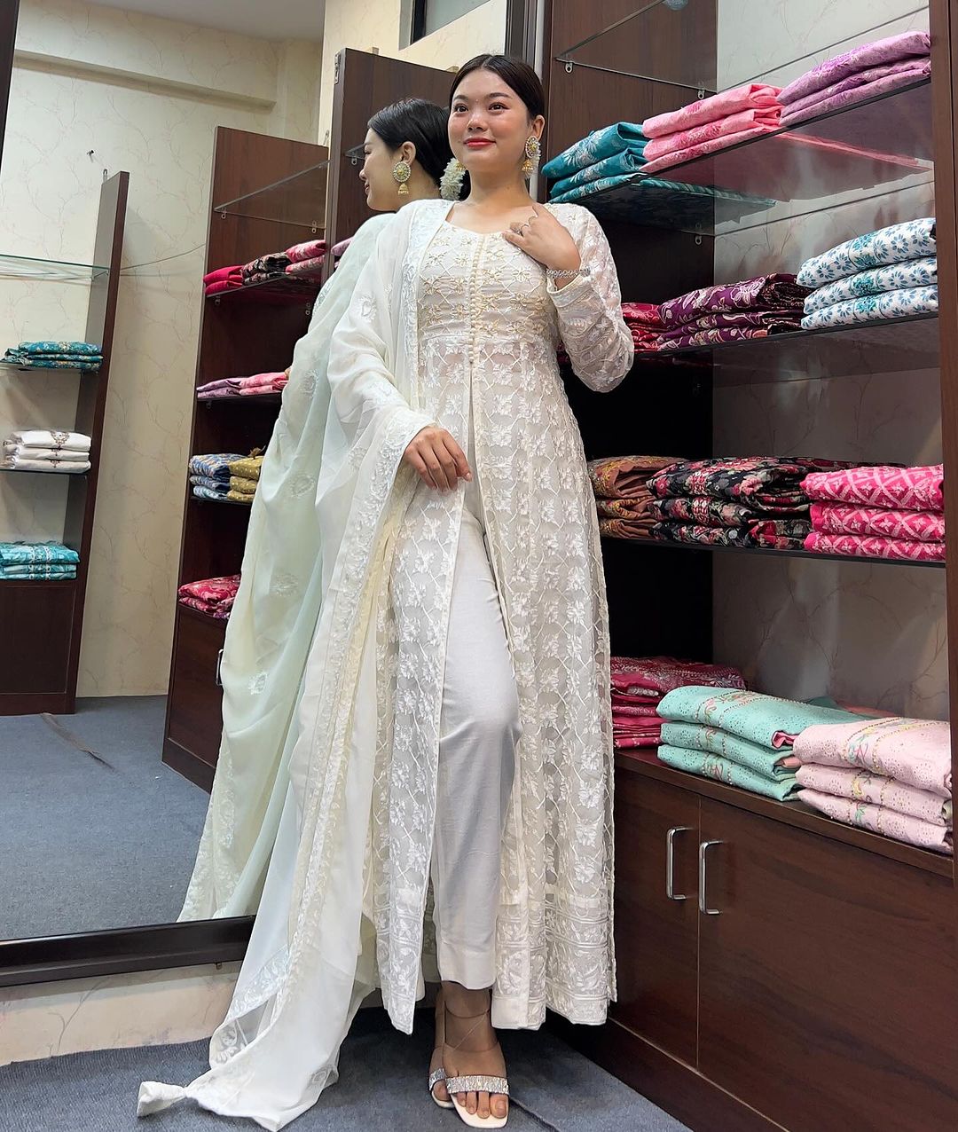 Trends Womens Kurta Pant And Dupatta