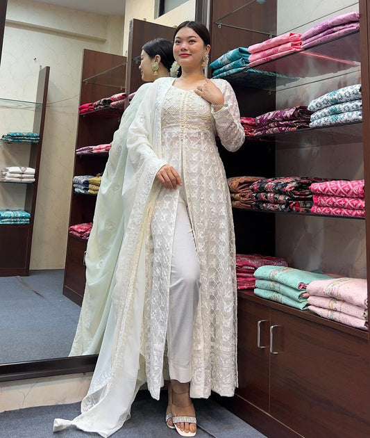 Trends Womens Kurta Pant And Dupatta