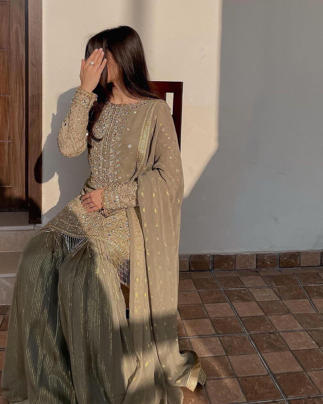 STITCHED DESIGNER WEAR SUIT