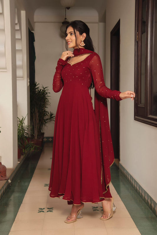 NEW BEAUTIFUL GOWN WITH DUPATTA SET