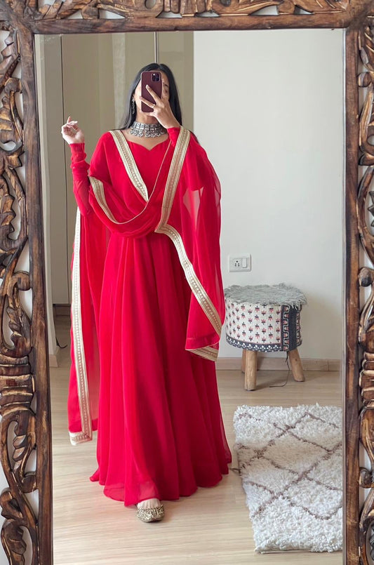 BEAUTIFUL GEORGETTE PARTY WEAR SUIT SET
