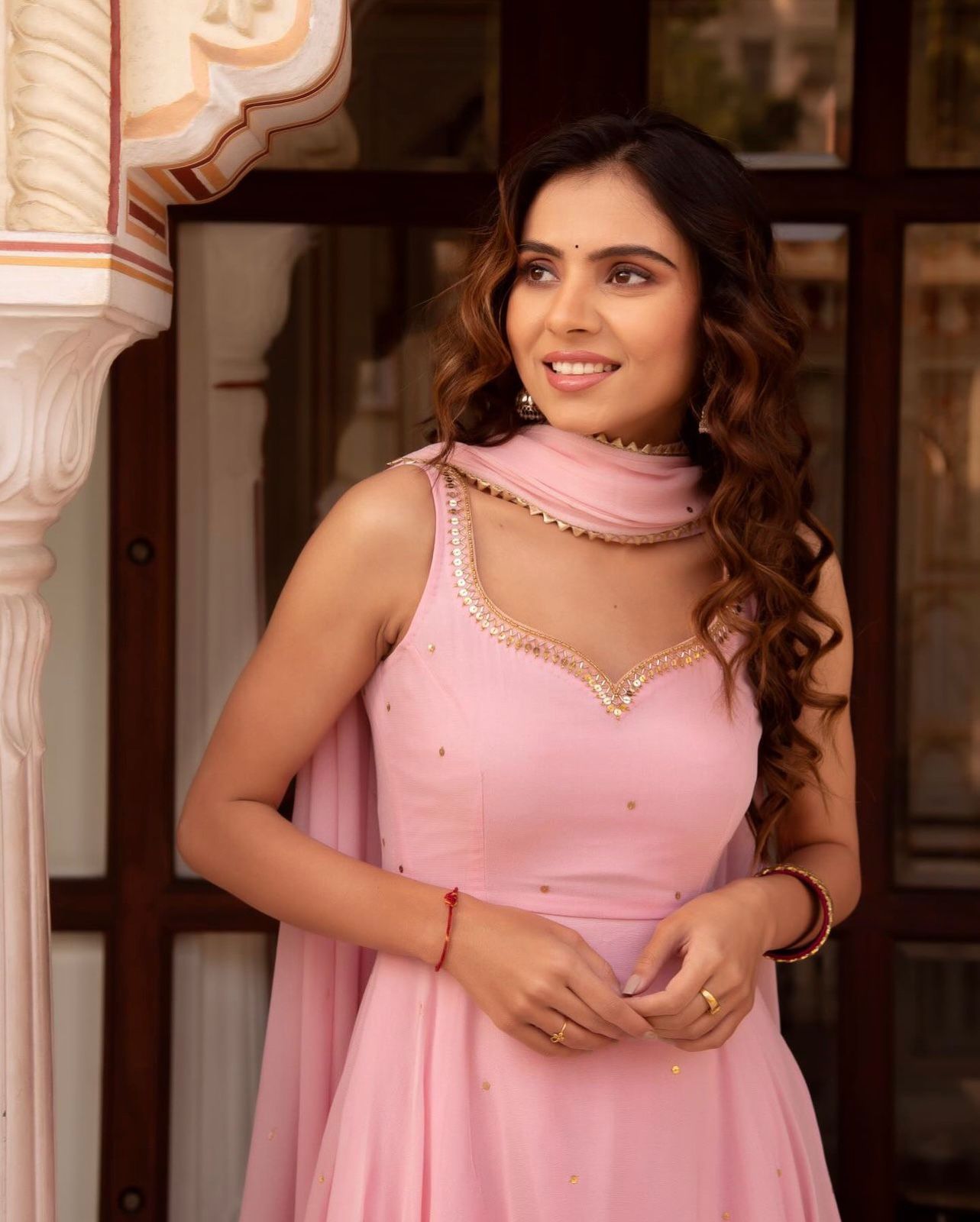 NEW LAUNCHING GEORGETTE GOWN WITH DUPATTA SET
