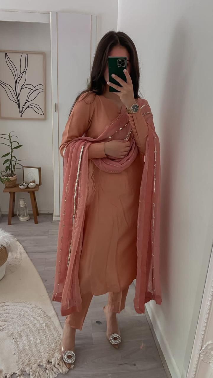 NEW DESIGNER PARTY WEAR LOOK FANCY TOP BOTTOM WITH DUPATTA SET