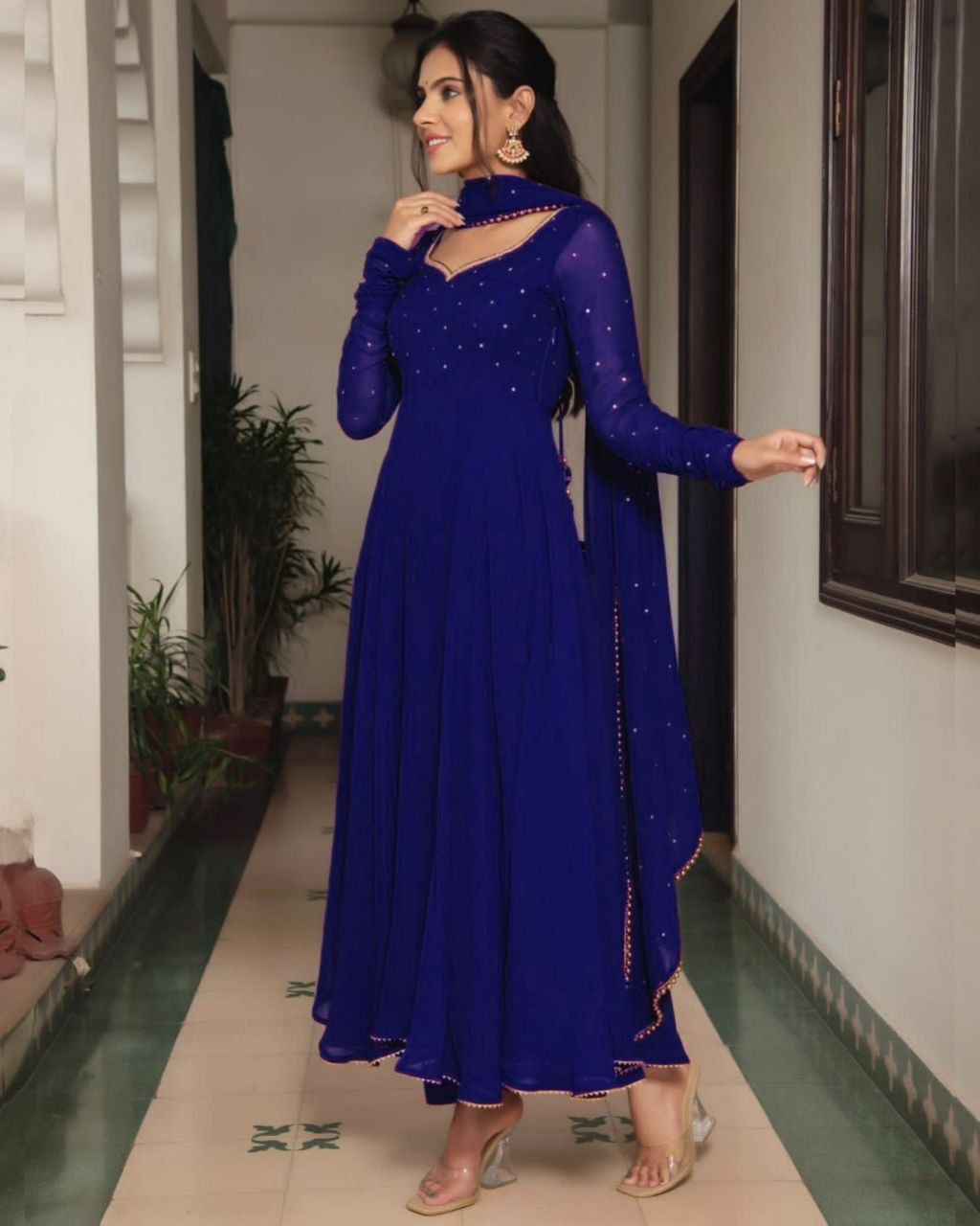 NEW BEAUTIFUL GOWN WITH DUPATTA SET