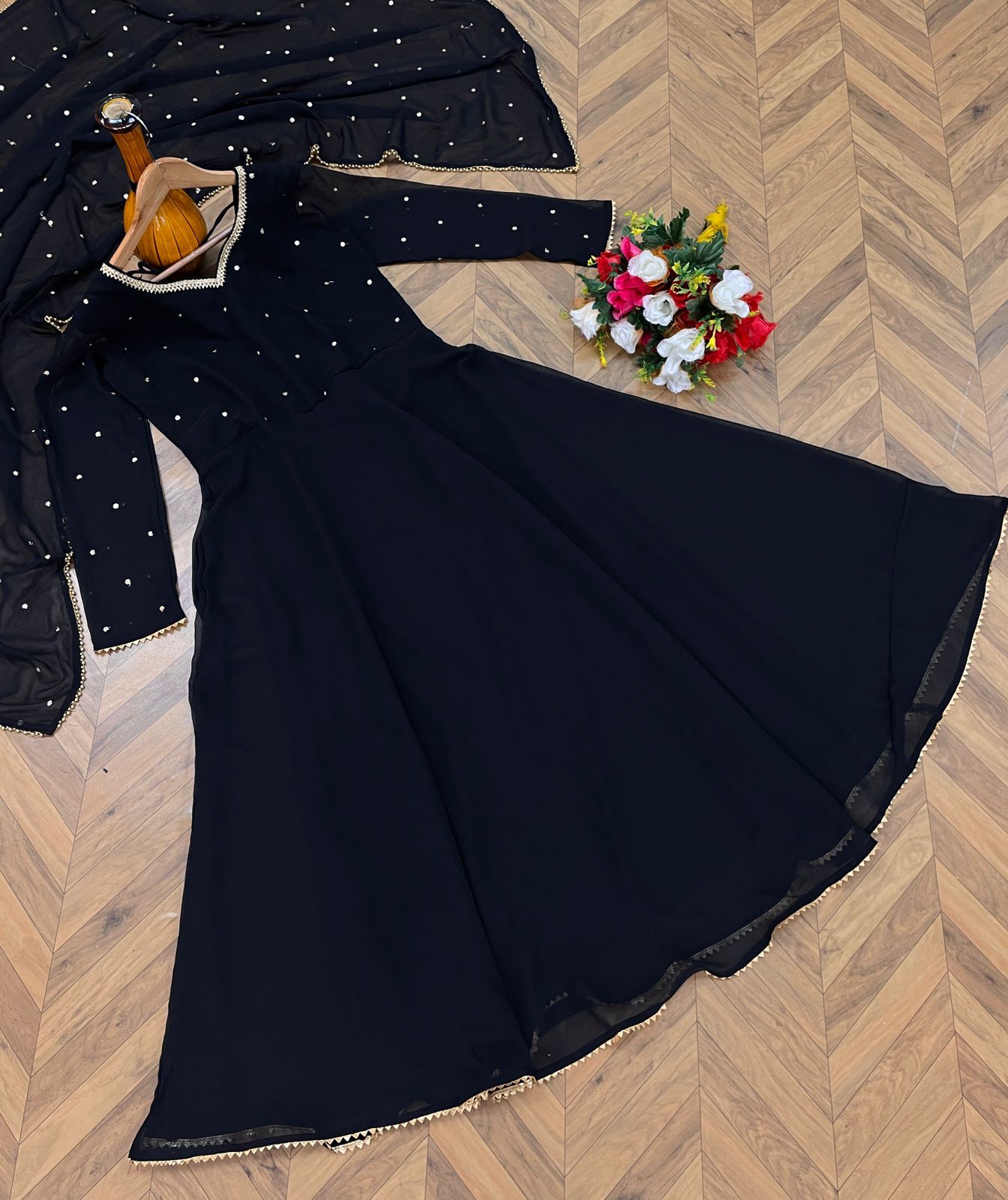 NEW BEAUTIFUL GOWN WITH DUPATTA SET